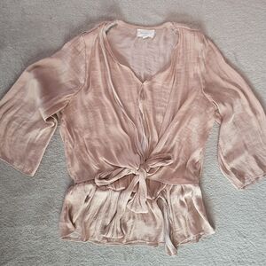 Melloday Blush Pink Women's Top